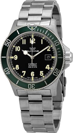 Glycine Combat Sub Automatic Black Dial Mens Watch GL0253