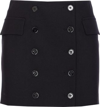 Patrizia Pepe Wrap Mini Skirt