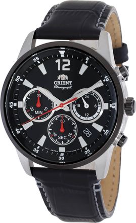Orient Chronograph Quartz Black Dial Mens Watch RA-KV0005B10B