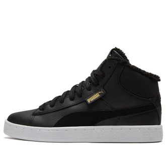 Puma 1948 Mid Lfur Mid-Top Fleece Lined Casual Skate Shoes Unisex Black 364977-01