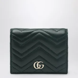 Gucci Small GG Marmont wallet in green