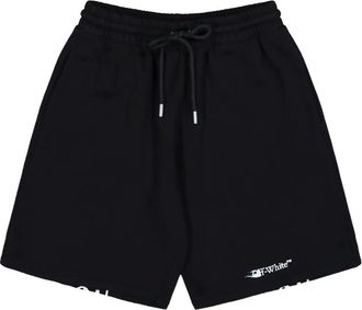 Off-white Shorts sportivi Ink Arrow con stampa - Nero