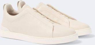 Ermenegildo Zegna Triple Stitch leather sneakers