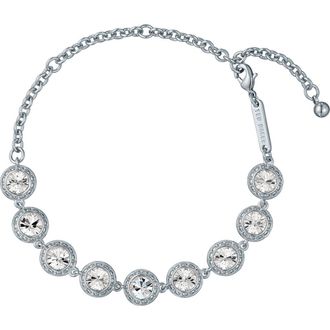 Ted Baker Solace Solitaire Sparkle Crystal Bracelet in Silver Tone/Clear Crystal at Nordstrom