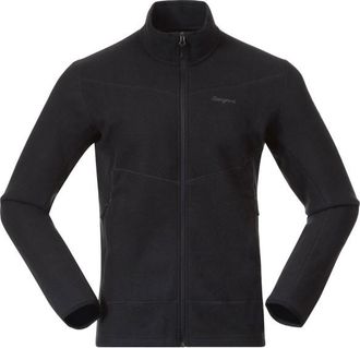 Bergans Rabot Merino Fleece Midlayer Jacket Merinojacke f&uuml;r Herren | schwarz