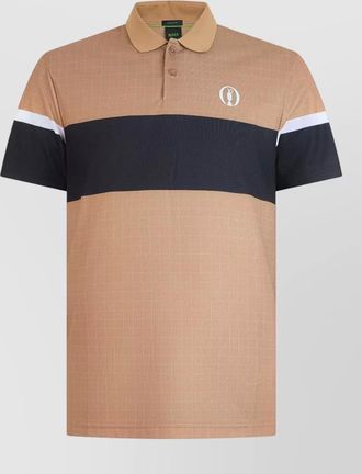 HUGO BOSS striped short-sleeve polo shirt