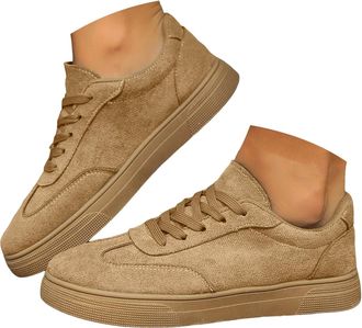 Generic Womens Casual Trainers | Wedge Heel Lace-Up Ankle Boots | Hidden Platform Comfortable Cushioned | Everyday Wear Office Commute Shopping | Stylish Casu