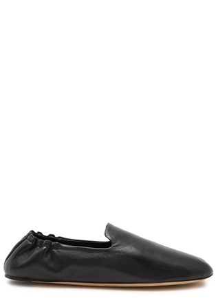 The Row The Row Casa Leather Flats - Black - 38 (IT38/ UK5)
