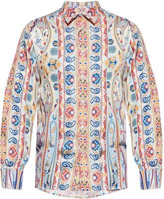 Etro Camicia con stampa paisley - Blu