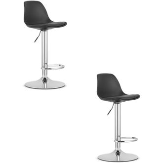 OEM Taburete Hoga - Base Negra / Cromada X 2