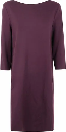 Liviana Conti Katia Boat Neck Dress