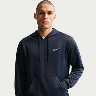 Nike Mens Flex Dri-FIT UV Protection Pullover Hoodie in Blue | IF2985-451