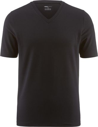 Isa Kurzarmshirt ISA BODYWEAR Shirt kurzarm, Herren, Gr. XXL, schwarz, Obermaterial: 95% Baumwolle CO. 5% Elasthan EL., Shirts Kurzarmshirt