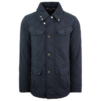 Hackett Fenton Mens Navy Coat Nylon - Size Large