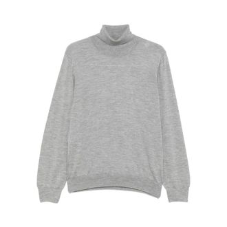 La Fileria Cashmere Knitwear, male, Gray, 4XL, Stylish Jumper in Various Colors