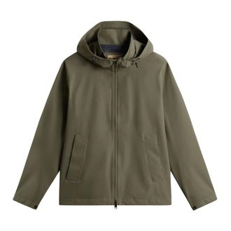 Woolrich Light Jackets, male, Green, Size: 2XL Pacific Jacket