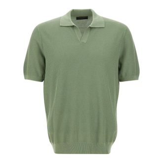 Gran Sasso Tennis Skipper - male - Gran Sasso - Polo Shirts - Green - 2XL - Tops