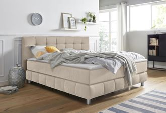 ANDAS Boxspringbett »Salo« incl. Topper, 6 Breiten, 2 Härtegrade, TFK auch in Härtegrad 4