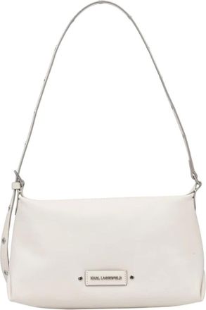 Karl Lagerfeld Dames, Tassen, Beige, Maat: ONE Size Leer