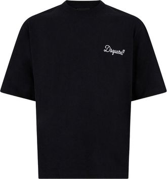 Dsquared2 Black Cotton T-Shirt