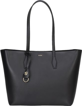 HUGO BOSS Numah Faux Leather Tote in Black at Nordstrom