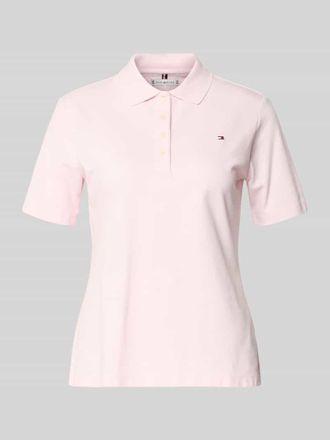 Tommy Hilfiger Regular Fit Poloshirts aus Baumwoll-Mix in Rosa, Gr&ouml;&szlig;e XL