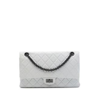 Chanel Pre-owned Reissue Flap - Dames - Pre-owned - Wit - Maat: ONE Size Leer