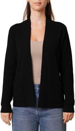 Cyrus Open Front Waffle Cardigan in Black at Nordstrom Rack, Size X-Small