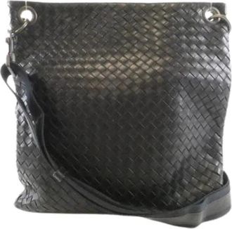 Bottega Veneta Pre-owned Leren Schoudertas - Dames - Vintage Schoudertas - Bruin - ONE Size - Leer - Vintage