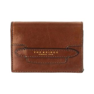 The Bridge Lucrezia Small Book Wallet - female - The Bridge - Wallets & Cardholders - Brown - ONE SIZE - Accessories