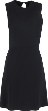 Theory Mini Dress in Black Wool