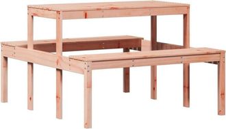 vidaXL Vidaxl - Mesa De P&iacute;cnic Madera Maciza Douglas 110x134x75 Cm