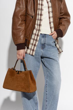 Tory Burch Handbag Eleanor, Womens, Brown