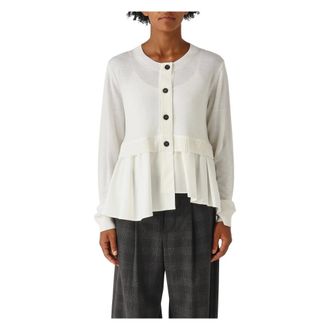 Meimeij Dames, Truien, Wit, Maat: M Wol