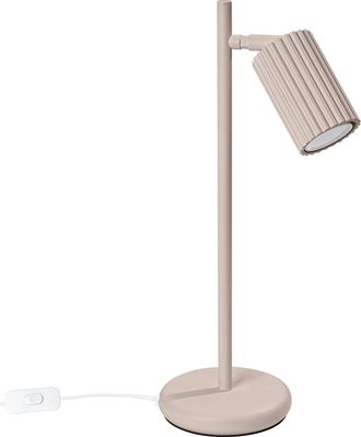 Sollux Lighting Design Tischlampe Karbon 19.5 x 43 cm - Taupe