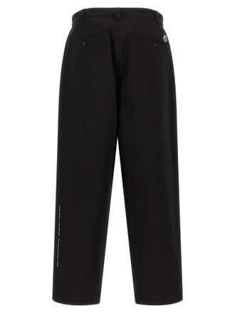 Moncler Cotton Gabardine Trousers - Black