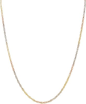 Italian Gold, Inc 10K 2.5Mm Cable Double Link Necklace