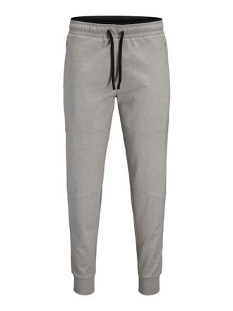 Jack & Jones Sweathose JACK & JONES JPSTGORDON BASE SWEAT PANTS SN, Herren, Gr. XXL, N-Gr, light grau melange, Web, Obermaterial: 75% Polyester, 21% Baumwolle, 4% 