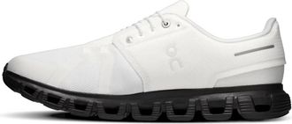 On Mens Cloud 6 Running Shoes In White Black