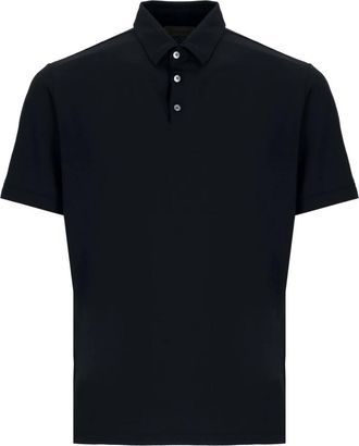 Zanone Slim-fit Ice Cotton Polo - Heren - Polos - Blauw - L - Katoen - Tops