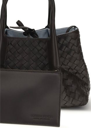 Bottega Veneta Womens Handbag Pinacoteca Small Espresso-Mineral-Mb Calf Leather Handbags Espresso/mineral-mb Hand Bags
