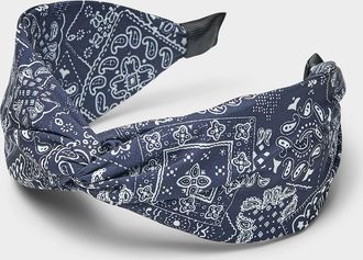 Simons Womens Paisley pattern knotted headband
