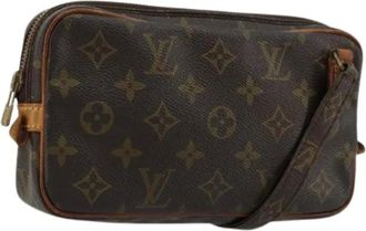 Louis Vuitton Pre-owned Cross Body Bags, female, Brown, Size: ONE SIZE Pre-owned Vintage Monogram Canvas Shoulder Bag