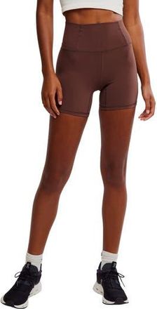 Free People FP Movement Never Better Bike Shorts in Cocoa at Nordstrom Rack, Size X-Large