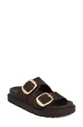 Mia Alttar Slide Sandal in Chocolate at Nordstrom, Size 8.5