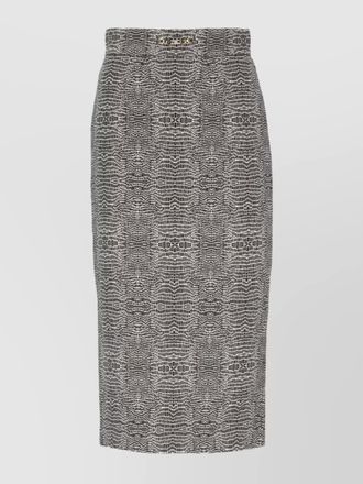 Elisabetta Franchi midi skirt with high waist design