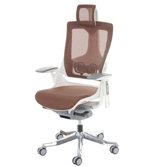 Hhg Hhg - Nunca Usado] Silla De Oficina Merryfair Wau 2, Silla De Escritorio Silla Giratoria, Tapizada/malla, Ergon&oacute;mica, Mandarina