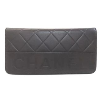 Chanel Portafoglio lungo vintage (a libro) Pre-owned - - Pre-owned - Donna - Nero - ONE SIZE
