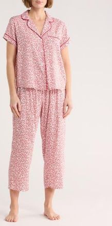 Tommy Hilfiger Woven Pajamas in Vining Hearts Cloud Dancer at Nordstrom Rack, Size X-Large