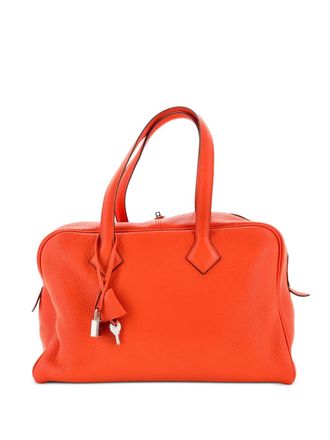 Herm&egrave;s Borsa a tracolla Victoria II Clemence 35 - Arancione